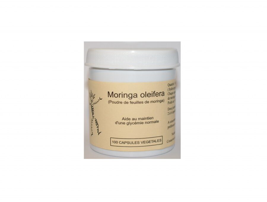 Moringa Oleifera organic,arbre de vie, 100 gellules végétales